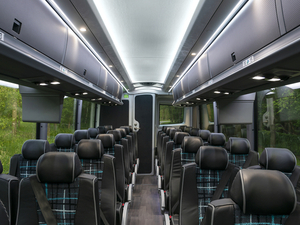 charter bus interior