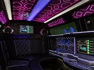 Whistler limo interior