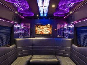 party bus interior